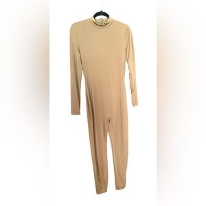 SHEIN Olive Green Long Sleeve Jumpsuit